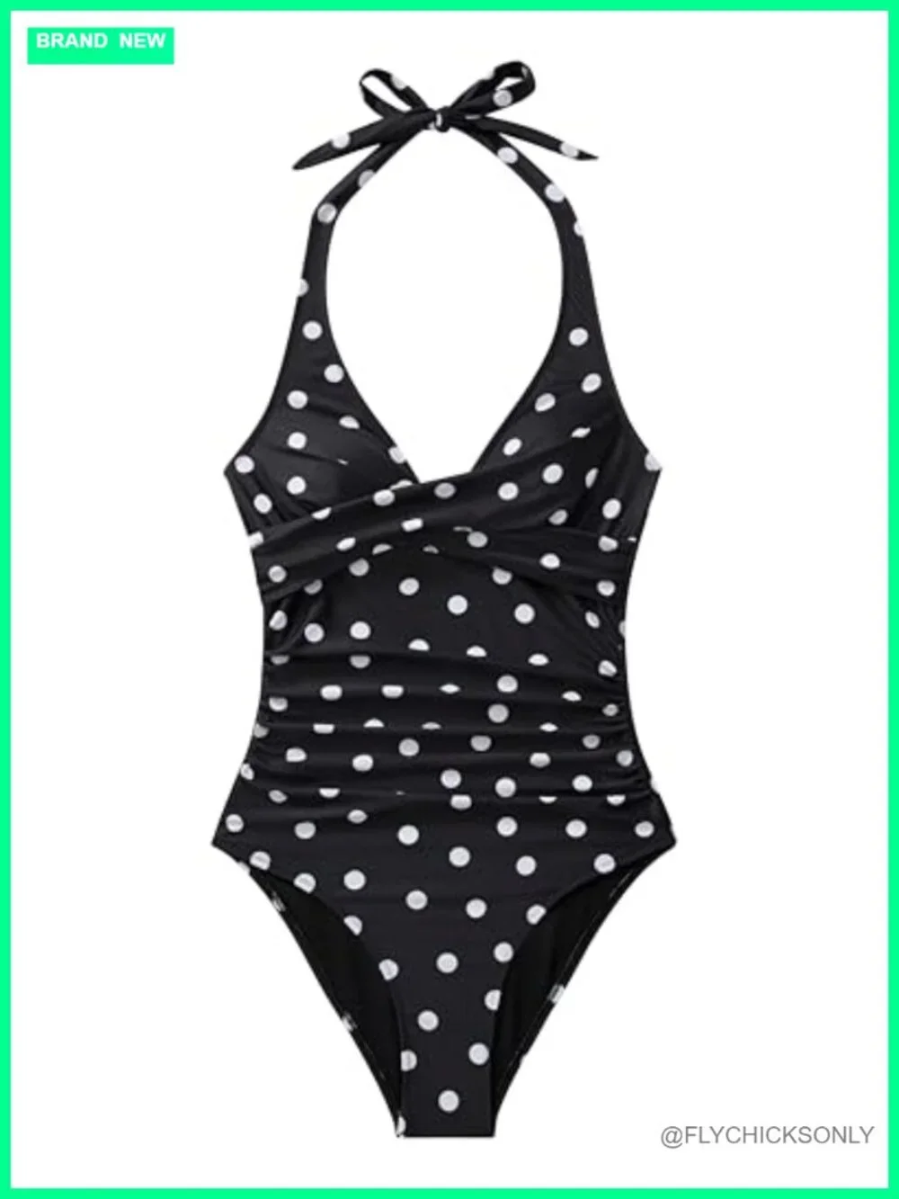 Women Sexy Tummy Control One Piece Swimsuits Halter Push Up Bathing Suits